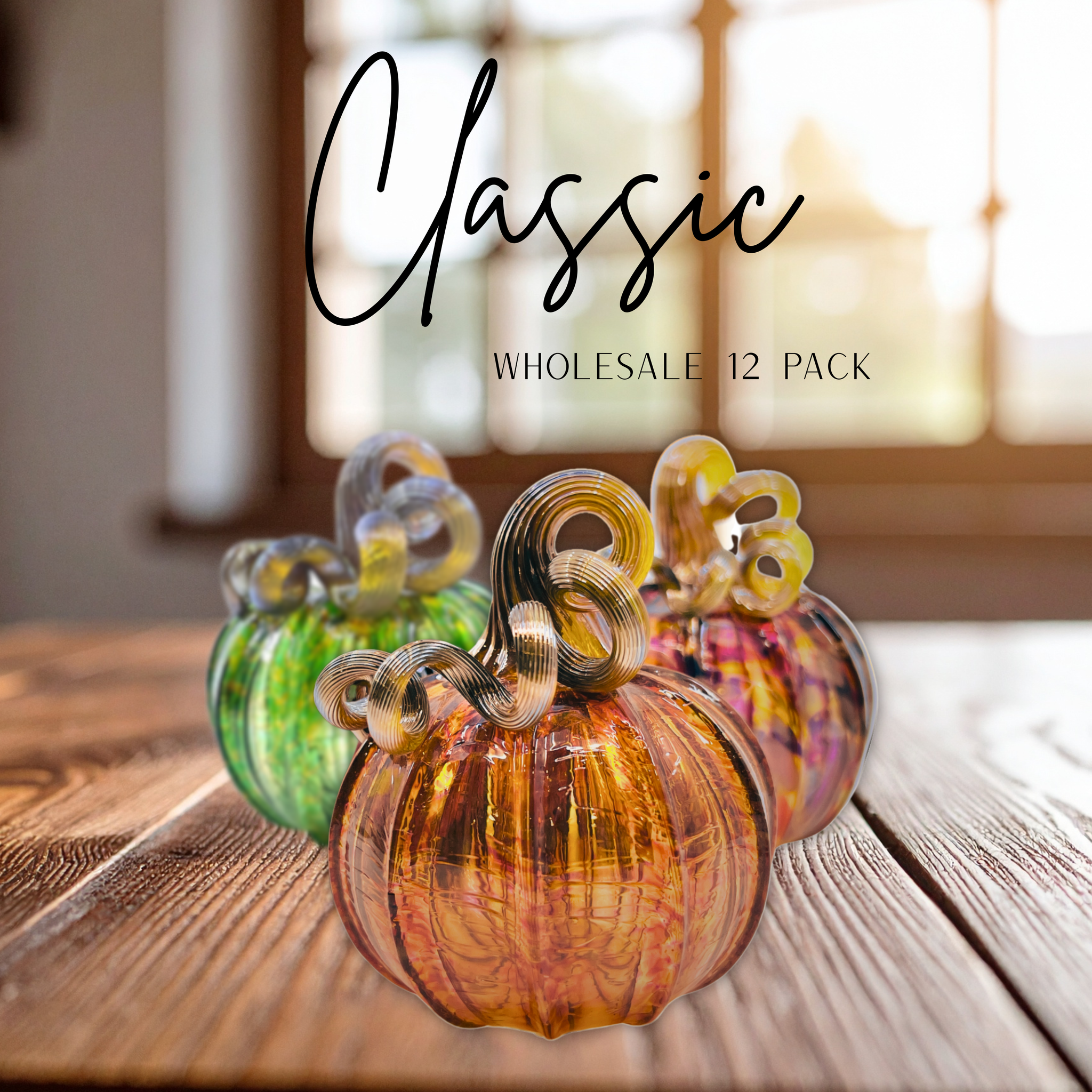 Classic Pumpkin Set (12 Pack) – Luke Adams Glass Wholesale
