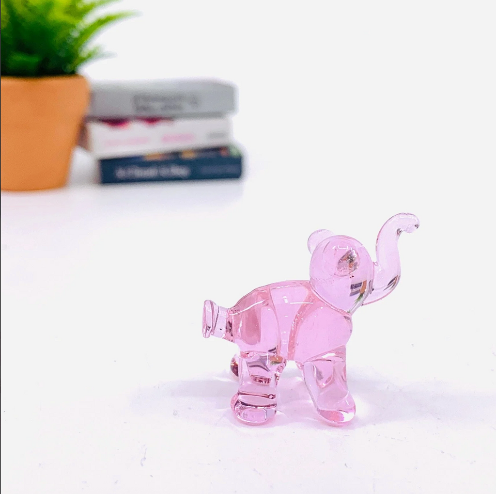 Tiny Glass Balloon Animal, Elephant 323